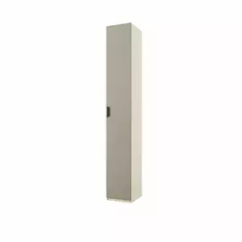 Dulap Modern 1D/35, 35x40x230 cm, Ecru/Gri