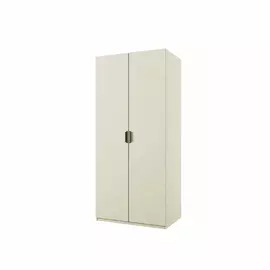 Dulap Modern 2DG-1, 90x60x200 cm, Ecru/Stejar Navarra