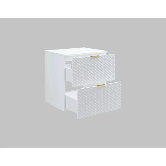 Dulap pentru lavoar Laura, 60x49x63, MDF, Alb picture - 5