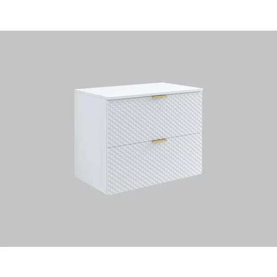 Dulap pentru lavoar Laura, 80x49x63, MDF, Alb picture - 3