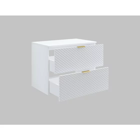 Dulap pentru lavoar Laura, 80x49x63, MDF, Alb picture - 5