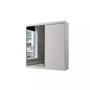 Dulap Usi Culisante Basti I, 200x58x215 cm, Alb Mat