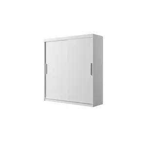 Dulap Usi Culisante Bega I, 180x58x215 cm, Alb Mat