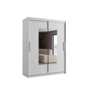 Dulap Usi Culisante Westa III, 150x58x200 cm, Alb Mat