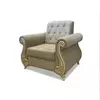 Fotoliu Athena, 97x81x88 cm, Stofa Beige picture - 1