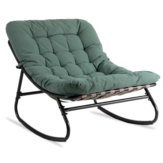 Fotoliu Balansoar Aktobe, 78x105x78 h cm, Metal/Stofa picture - 4