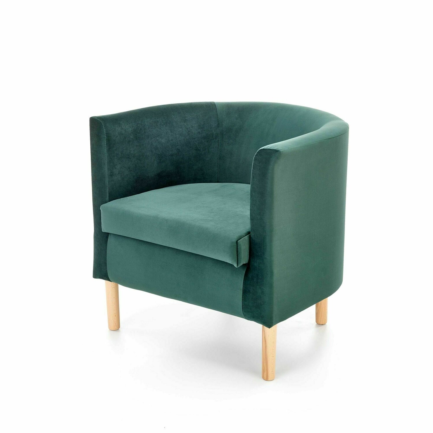 Fotoliu clubby 2 velvet verde