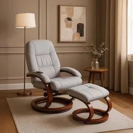 Fotoliu cu Masaj si Functie Incalzire, Kanyon, 70x75x102 h cm, Piele Ecologica