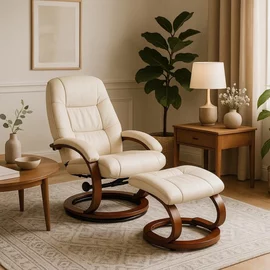 Fotoliu cu Masaj si Functie Incalzire, Kanyon, 70x75x102 h cm, Piele Ecologica