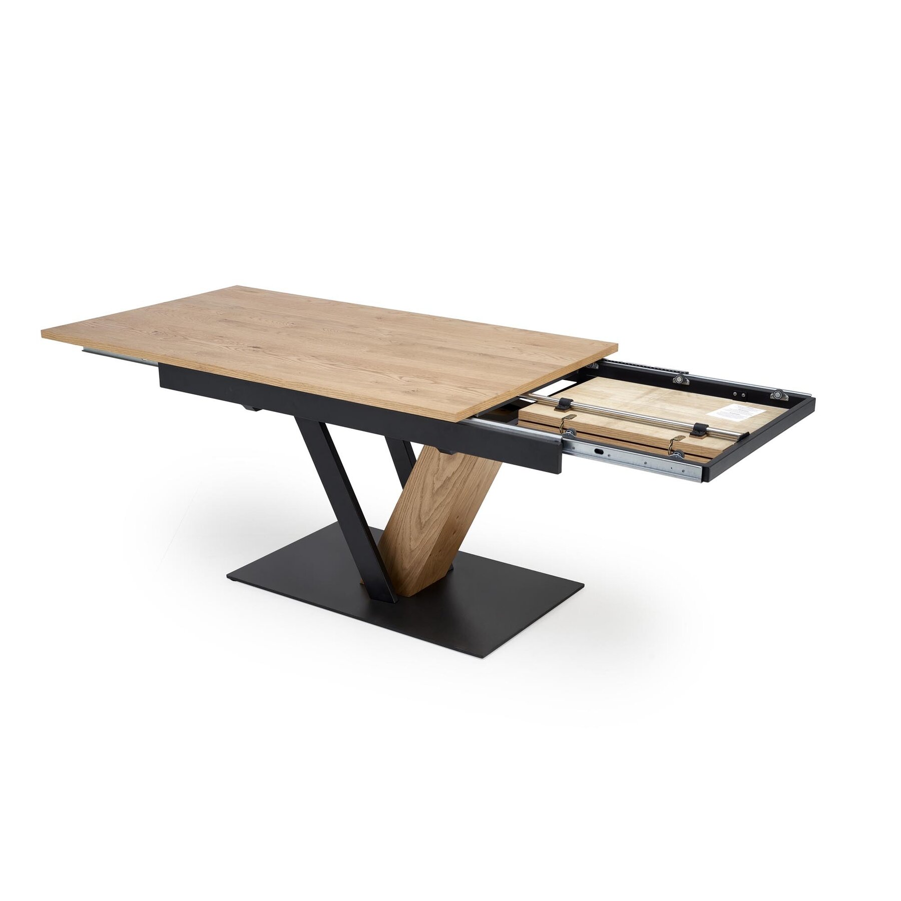 Masa Extensibila Forli 2, 160-220x90x78 h cm, Metal/MDF/Furnir