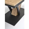 Masa Extensibila Forli 2, 160-220x90x78 h cm, Metal/MDF/Furnir, Negru/Stejar Natur picture - 6