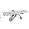 Masa Extensibila Lublin, 160-240-x90x77 cm, Metal/Ceramica, Casmir/Alb Marmura picture - 5