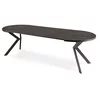 Masa Extensibila Peroni E, 100-250x100x75 h cm, Metal/MDF, Negru/Negru Loft picture - 3