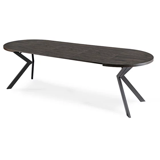 Masa Extensibila Peroni E, 100-250x100x75 h cm, Metal/MDF, Negru/Negru Loft picture - 3