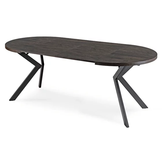 Masa Extensibila Peroni E, 100-250x100x75 h cm, Metal/MDF, Negru/Negru Loft picture - 6