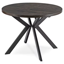 Masa Extensibila Peroni E, 100-250x100x75 h cm, Metal/MDF, Negru/Negru Loft