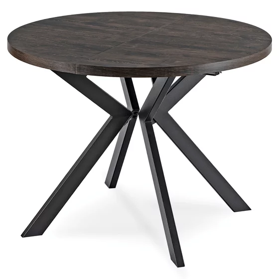 Masa Extensibila Peroni E, 100-250x100x75 h cm, Metal/MDF, Negru/Negru Loft picture - 2