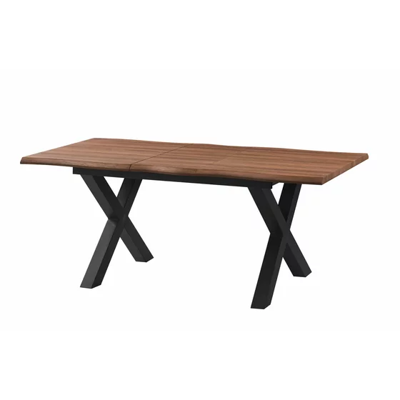 Masa Extensibila Weston, 145-185x80x76 cm, Metal/MDF, Negru/Stejar picture - 7