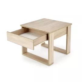 Masuta de Cafea cu Sertar Neo Patrata, 60x60x52 cm, Stejar Sonoma