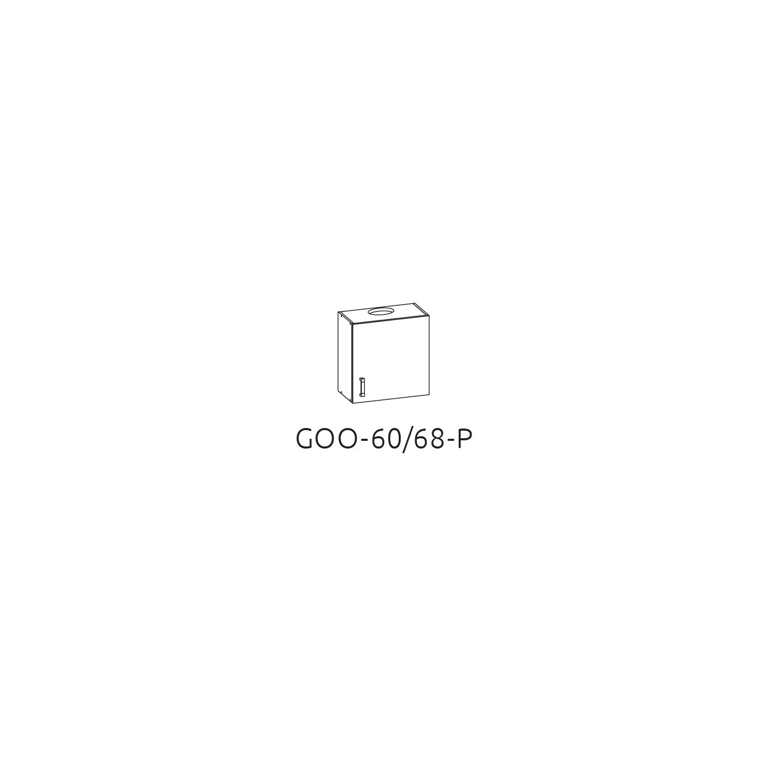 Older - corp superior 1 usa pentru hota 60/68 cm