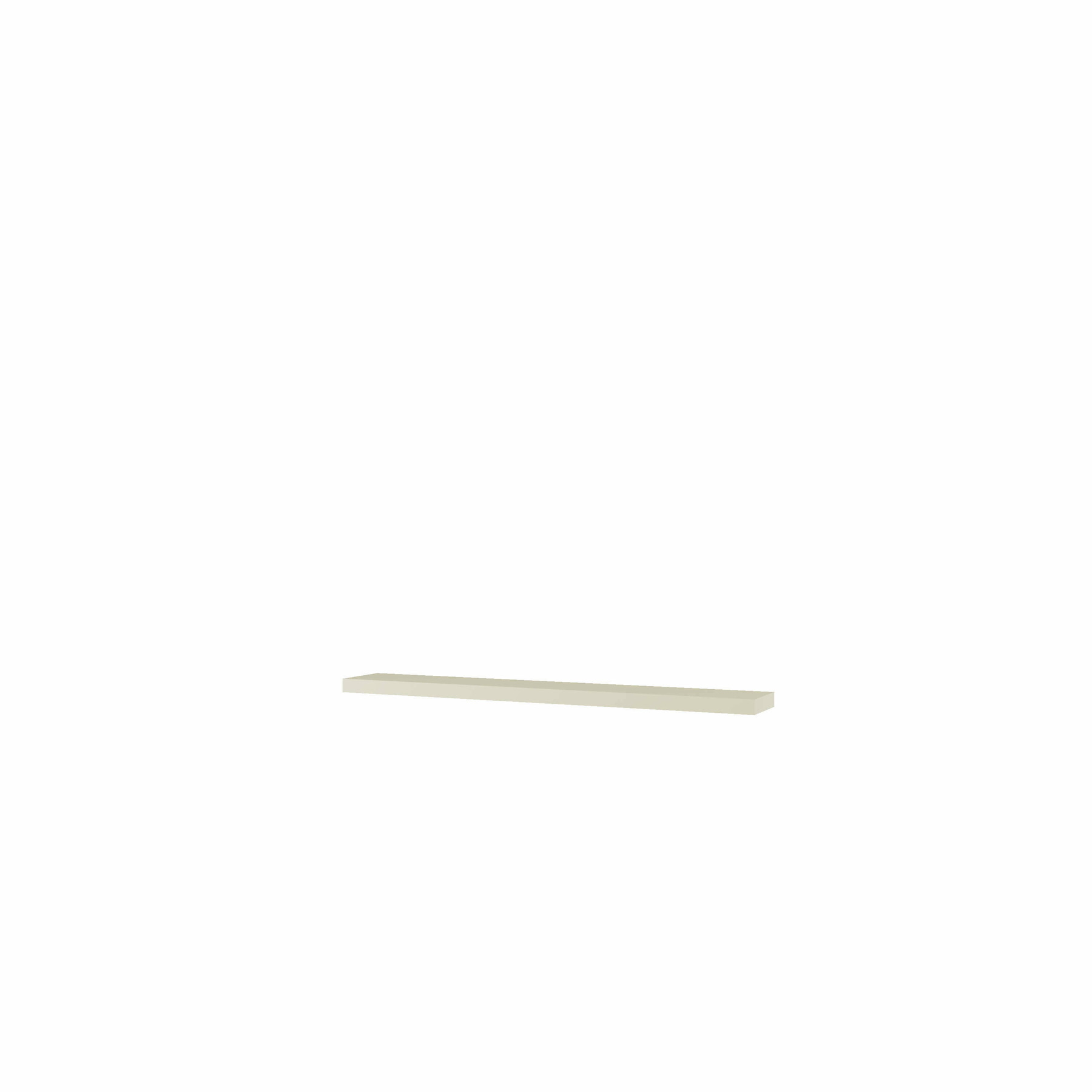 Polita modern, 130x20x3cm, ecru