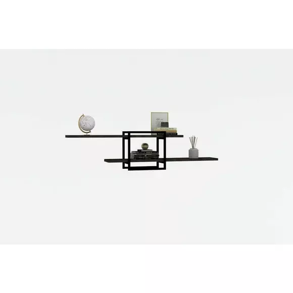 Polita Mone, 120x18x30 cm - Antracit picture - 2