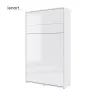Lenart BED CONCEPT 120x200 cm - Pat rabatabil de perete vertical cu mecanism pneumatic si somiera inclusa