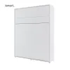 Lenart BED CONCEPT 160x200 cm - Pat rabatabil de perete vertical cu mecanism pneumatic si somiera inclusa