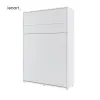 Lenart BED CONCEPT 140x200 - Pat rabatabil de perete vertical cu mecanism pneumatic si somiera inclusa