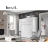 Lenart BED CONCEPT - Ansamblu Pat rabatabil de perete vertical cu mecanism pneumatic 160x200 si 2 dulapuri picture - 2