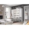 Lenart BED CONCEPT - Ansamblu Pat rabatabil de perete vertical cu mecanism pneumatic 160x200 si 2 dulapuri picture - 3