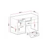 Birou Bali B, 125x58x82 h cm - Pal Melaminat picture - 4
