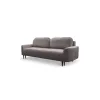 Canapea Extensibila Vena, 3 locuri, Stofa tip Catifea, Gri Velutto 16, 244x102x92 cm picture - 2
