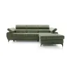 Coltar Extensibil Lugano I, 276x174x77-93 cm, Stofa Verde Olive, Castel 39 picture - 1
