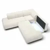Coltar Extensibil Puente II, 265x265x74 h cm, Stofa, Beige picture - 6