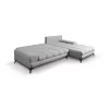 Coltar Extensibil Figaro, 315x212x78-87 h cm, Stofa, Gri Silver picture - 4