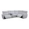 COLTAR KELVIN 71066TZ, 2 Reclinere Electrice, Masuta si Soundbar, 338x224x107 h cm,  Stofa, Gri Deschis picture - 2