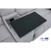 COLTAR KELVIN 71066TZ, 2 Reclinere Electrice, Masuta si Soundbar, 338x224x107 h cm,  Stofa, Gri Deschis picture - 8