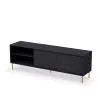 Comoda TV Bravo RTV1, 180x41x58 cm, Neagra picture - 2