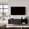 Comoda TV Bravo RTV1, 180x41x58 cm, Neagra picture - 3