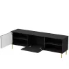Comoda TV Bravo RTV1, 180x41x58 cm, Neagra picture - 4