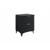 Dulap pentru lavoar Laura, 60x49x63, MDF, Negru picture - 3