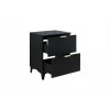 Dulap pentru lavoar Laura, 60x49x63, MDF, Negru picture - 6