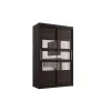 Dulap Usi Culisante Miami V, 120x58x200 cm, Wenge Ciocolata picture - 2