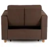 Fotoliu Extensibil Sanya, 99x92-186x84 h cm, Stofa, Maro picture - 11