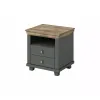 Noptiera Evora 2 Sertare, 52x42x54 cm Verde/Stejar Lefkas picture - 1