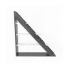 Raft Carti Pisagor,120x25x131.8  cm - Negru Marmura/Alb picture - 5