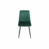 Scaun Isma,  44x55x87.5 h cm, Catifea, Verde Inchis picture - 2