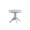 Set Masa Rotunda Gomez + 4 Scaune Benoni,  Ø90x76 cm, Alba picture - 2