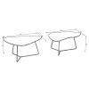 Set Masute Cafea TUSSEY, MDF,Travertin picture - 4
